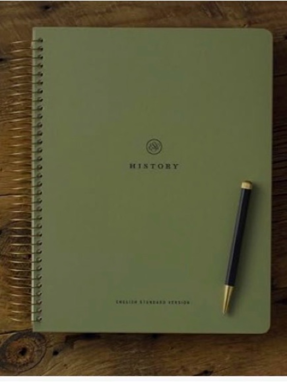 ESV Spiral-Bound Journaling Bible, History (Hardcover): Holy Bible